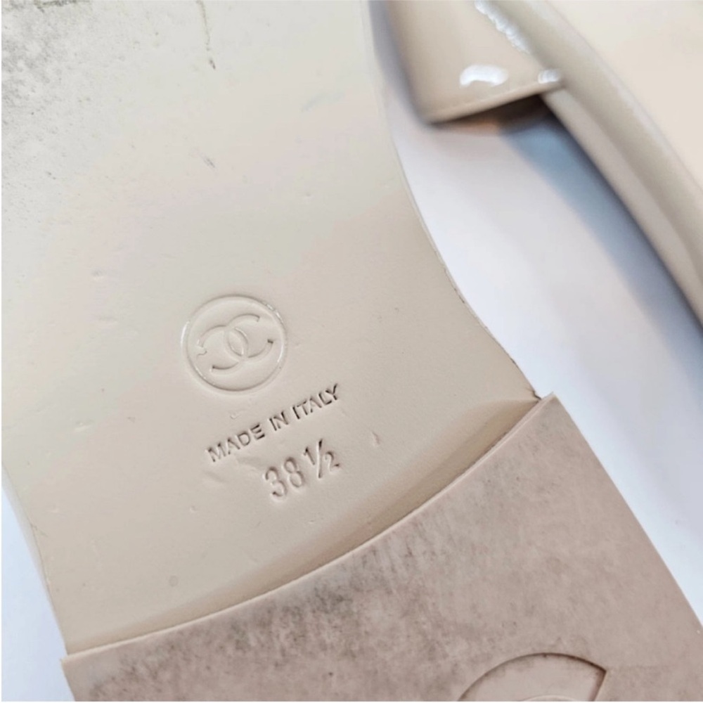 Chanel Beige Slide Sandals - Picture 14 of 16